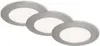 LED Einbauleuchte Einbaulampe 3er Set 4000K IP44 8W silber Produktbild-Vorschau 1