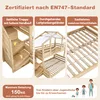 Merax Etagenbett Hausbett 90x200 & 140x200cm mit Produktbild-Vorschau 9