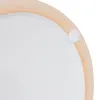 Close-up of the bottom edge of a ceramic pot with a white interior and a beige exterior rim. There are two small white circular pads on the exterior rim. Produktbild-Vorschau