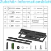 FCH Support TV mural, supporte 35 kg / VESA 400 * 400 / Voir les images du produit 11