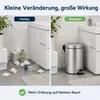 Pojemnik na kosmetyki ze szczotkowanej stali nierdzewnej 3L Podgląd zdjęcia produktu 8