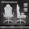 Ergonomischer Gaming-Stuhl mit Fußstütze, 3D-Armlehnen, 200 Produktbild-Vorschau 3