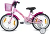 PROMETHEUS Mädchenfahrrad 16 Zoll in Rosa Lila & Weiß mit Produktbild-Vorschau 3
