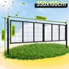 Faziango Doppelflügel Gartentor  Anthrazit, 350x 100 cm Produktbild-Vorschau 2