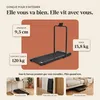 Tapis de course pliable Vidacharmy, moteur silencieux de Voir les images du produit 4