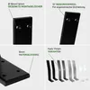 A collage of images showing details and variations of metal brackets. Produktbild-Vorschau