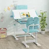 COSTWAY scrivania per bambini con sedia, scrivania per Anteprima dell’immagine prodotto 2
