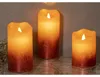 HI LED-Kerzen - Set mit 3x Stuck - rosa - halbmetallisch - Produktbild-Vorschau 3