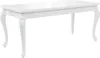 vidaXL Table de salle à manger 179x89x81 cm blanc brillant Voir les images du produit 8