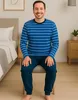 KB Herren Schlafanzug Pyjama Nachtwäsche 100% Baumwolle Produktbild-Vorschau 3