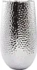 Boltze Vase Lajos (Farbe Silber, Höhe 31 cm, Blumentopf, Anteprima dell’immagine prodotto 8