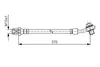 BOSCH 1 987 481 A42 Bremsschlauch Hinten passend für Produktbild-Vorschau 6
