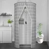 Duschvorhang 90x200 cm – wasserdicht & faltbar, Sichtschutz Produktbild-Vorschau 7