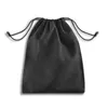 Baumwolltasche Schwarz 25×30 cm – 220 g EKO Beutel für Schmuck & Schmuckstücke Produktbild-Vorschau