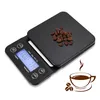 INF Digitale Küchenwaage / Kaffeewaage 3 kg/0.1 g Schwarz Produktbild-Vorschau 2