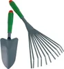 HI 8-tlg. Gartenwerkzeug-Set Silbern Metall Produktbild-Vorschau 8