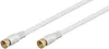 Wentronic BKF 150-G, 1.5 m, männlich/männlich, F, Weiß Produktbild-Vorschau 2