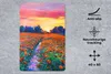 MuchoWow® Mauspad Mousepad Malerei - Natur - Blumen - Produktbild-Vorschau 2