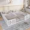 INONEFT Bodenbett 180x200 cm für 2 Kinder, Kinderbett aus Produktbild-Vorschau 4