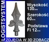 LogistSystem 1 pz. Punte decorative in metallo - 130x60 mm Anteprima dell’immagine prodotto 2