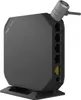 A black router with a gray antenna on a white background. Anteprima dell’immagine prodotto