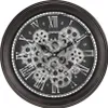 Przemysłowy zegar ścienny 35 cm z ruchomymi metalowymi Podgląd zdjęcia produktu 12
