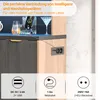 Küchenhochschrank 100x40x180 cm mit LED & Steckdose – Produktbild-Vorschau 12