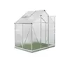Westmann Aluminium Gewächshaus Flora 64 Silber 132x190x201 Produktbild-Vorschau 1