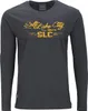 Übergrößen Longshirt SLC orange AHORN SPORTSWEAR Iron Grey Produktbild-Vorschau 1