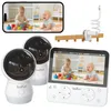 Babyphone vidéo BOIFUN avec écran divisé et 2 caméras, Voir les images du produit 1