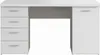 Schreibtisch - 145 x 60 cm - Weiß matt - 1 Tür - 4 Produktbild-Vorschau 6