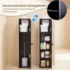 COSTWAY Badezimmerschrank schmal mit verstellbaren Ablagen, Produktbild-Vorschau 6