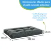 Cojín para palets, 120 x 80 cm, 12 cm de grosor, fabricado Vista previa de la imagen del producto 2