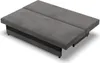 A gray sofa bed is shown from a slightly elevated diagonal angle against a white background. Produktbild-Vorschau