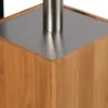 Relaxdays WC Garnitur, Klobürste & Klorollenhalter, Bambus Produktbild-Vorschau 9