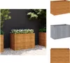 vidaXL Zvýšený záhon 100x50x69 cm Corten oceľ - Kvetináče a Náhľad obrázku produktu 1