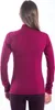 T-shirt Sensor Merino Active Stand-up Zip Damen lang lilla Produktbild-Vorschau 4