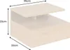 riess-ambiente Hängender Nachttisch FLOATING 35cm natur Produktbild-Vorschau 12