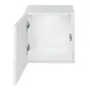 A white cabinet with its door open, showing the interior. Anteprima dell’immagine prodotto