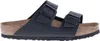 A side view of a black Birkenstock sandal. Anteprima dell’immagine prodotto