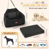 Hundeautositz für mittelgroße/große Hunde, Schwarz Produktbild-Vorschau