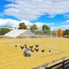 Aopunly Poulailler 3x8x2m Poulailler pour petits animaux Voir les images du produit 7