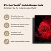 KitchenYeah© Herdabdeckplatte Rosen - Rot - Schwarz , Produktbild-Vorschau 6