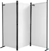Paravent 3 Teilig 170 x 165 cm Weiß - Garten & Balkon Produktbild-Vorschau 1