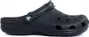 A black Crocs Classic Clog is shown from the side against a white background. Produktbild-Vorschau