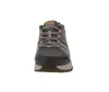 A front view of a single gray and brown Skechers trail shoe against a white background. Voir les images du produit