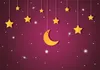 Vlies Fototapete - Skyline - violet night sky landscape Produktbild-Vorschau 5