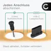 5x Staubschutzkappe für USB-C Anschluss + Kopfhörer Buchse, Produktbild-Vorschau 2