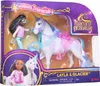 A toy playset of a doll and a unicorn in its packaging. Anteprima dell’immagine prodotto