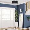 Relaxdays – lampa sufitowa z kryształów, klosz z organzy, Podgląd zdjęcia produktu 2